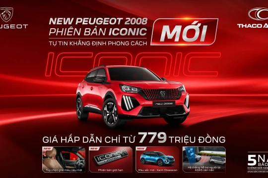 New Peugeot 2008 Iconic – SUV đô thị châu Âu hiện đại