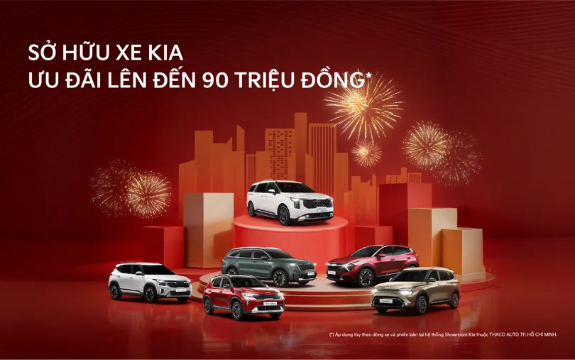 Ưu đãi lên đến 90 triệu đồng khi mua xe Kia