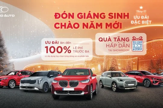 THACO AUTO HÀ NỘI ĐÓN GIÁNG SINH, CHÀO NĂM MỚI - ƯU ĐÃI VÀ QUÀ TẶNG ĐẶC BIỆT