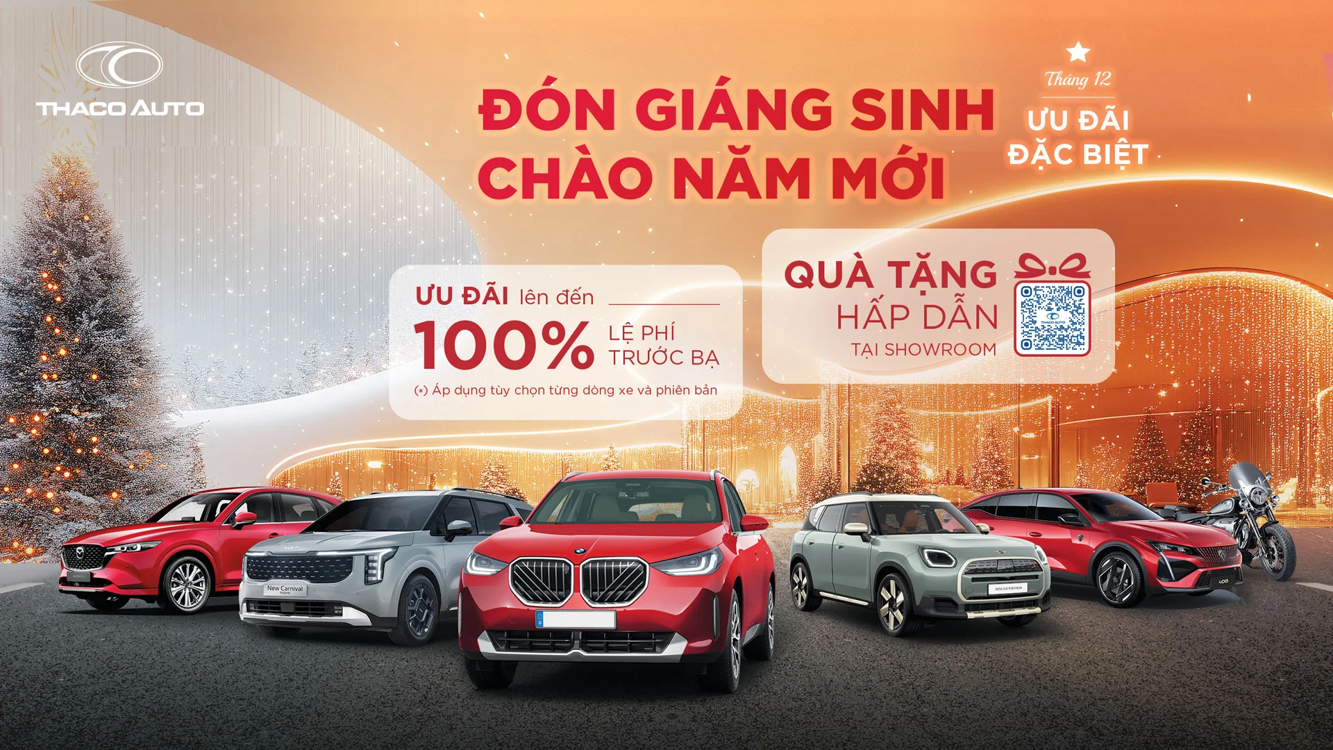 THACO AUTO HÀ NỘI ĐÓN GIÁNG SINH, CHÀO NĂM MỚI - ƯU ĐÃI VÀ QUÀ TẶNG ĐẶC BIỆT